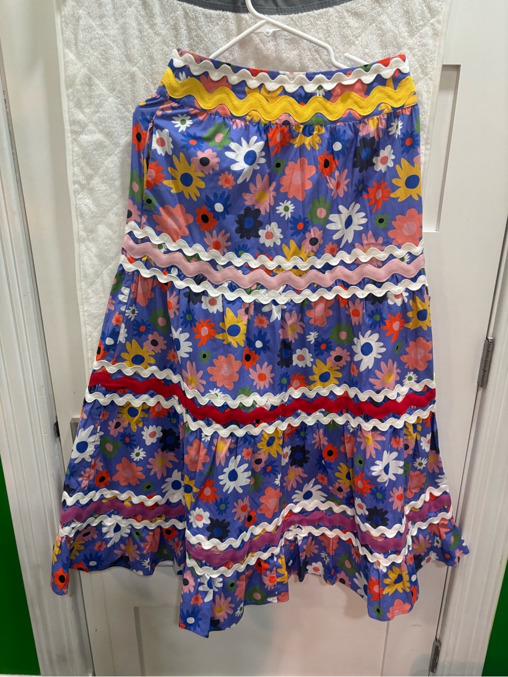 Celia B colorful maxi skirt